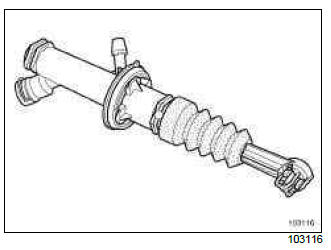 Renault Clio. Clutch master cylinder: Removal - Refitting