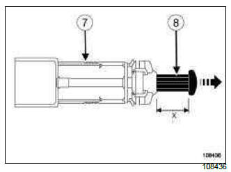 Renault Clio. Clutch pedal