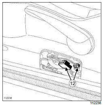 Renault Clio. Complete front seat: Removal - Refitting