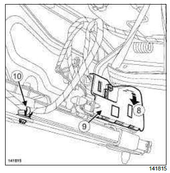 Renault Clio. Complete front seat: Removal - Refitting