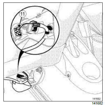 Renault Clio. Complete front seat: Removal - Refitting