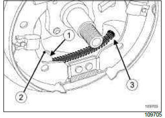 Renault Clio. Complete rear axle system: Removal - Refitting