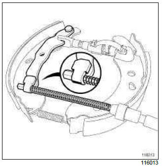 Renault Clio. Complete rear axle system: Removal - Refitting