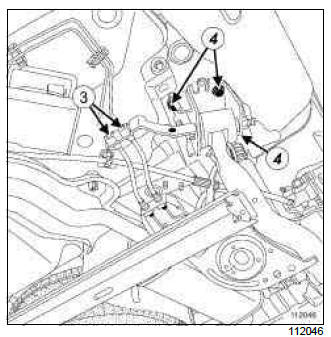 Renault Clio. Complete rear axle system: Removal - Refitting