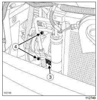 Renault Clio. Compressor: Removal - Refitting