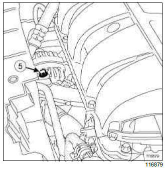 Renault Clio. Compressor: Removal - Refitting