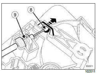 Renault Clio. Control panel: Removal - Refitting