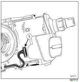 Renault Clio. Signals and lighting switch: Removal - Refitting