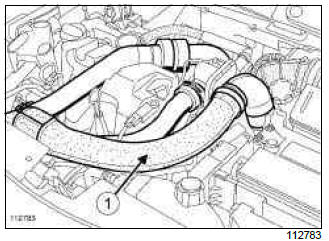 Renault Clio. Coolant temperature sensor: Removal - Refitting