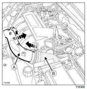 Renault Clio. Coolant temperature sensor: Removal - Refitting