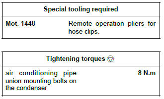 Renault Clio. Cooling radiator: Removal - Refitting