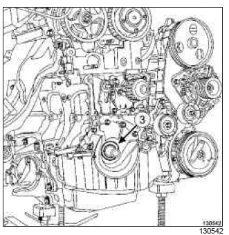 Renault Clio. Crankshaft seal on timing end: Removal - Refitting