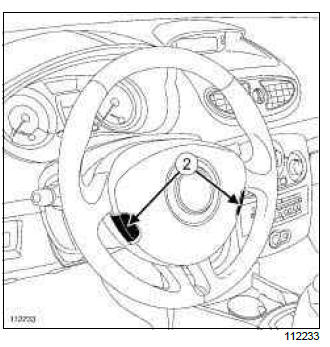 Renault Clio. Cruise control - speed limiter: List and location of components