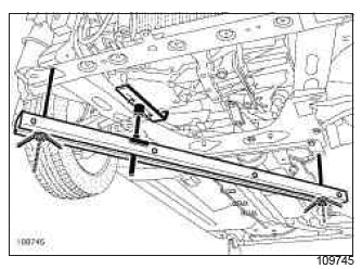 Renault Clio. Timing belt: Removal - Refitting