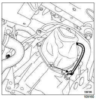 Renault Clio. Engine wiring