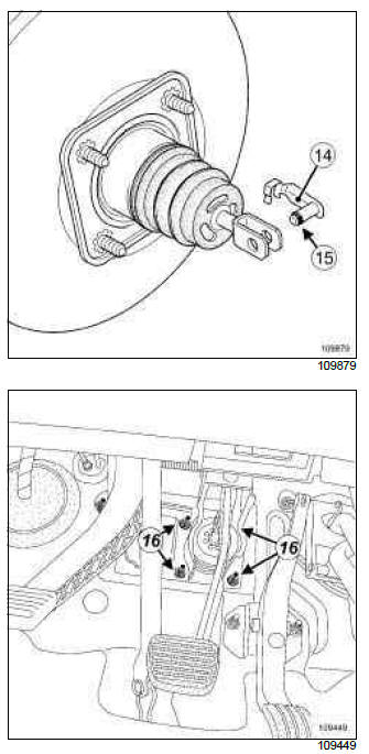 Renault Clio. Brake servo