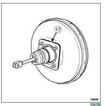 Renault Clio. Brake servo