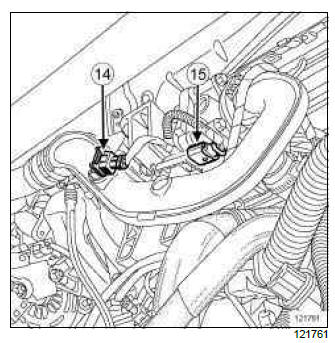 Renault Clio. Cylinder head: Removal - Refitting