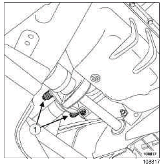 Renault Clio. Engine - gearbox assembly: Removal - Refitting