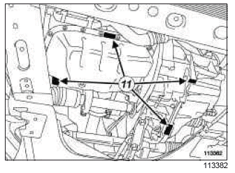 Renault Clio. Engine - gearbox assembly: Removal - Refitting