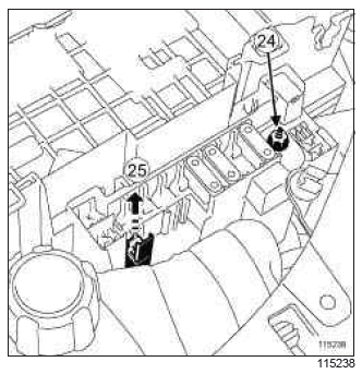 Renault Clio. Engine - gearbox assembly: Removal - Refitting