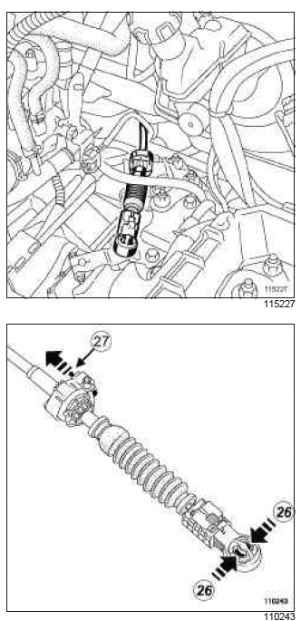 Renault Clio. Engine - gearbox assembly: Removal - Refitting