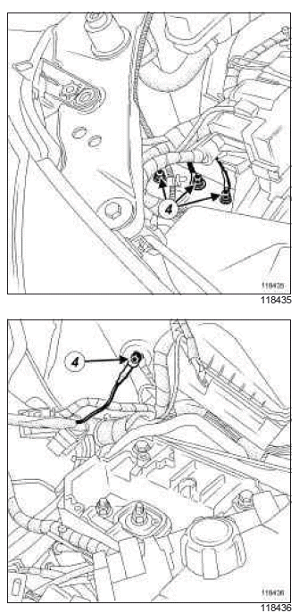 Renault Clio. Engine - gearbox assembly: Removal - Refitting