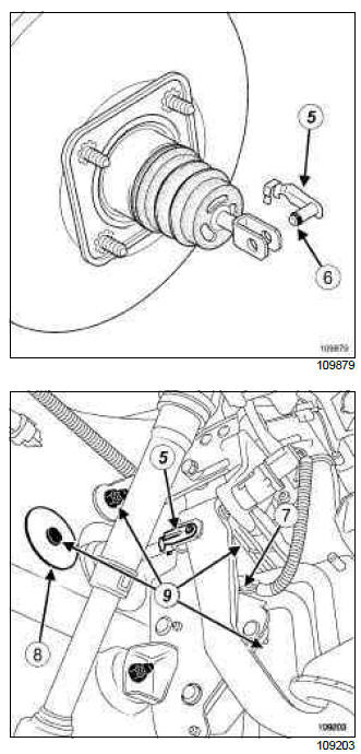 Renault Clio. Brake servo