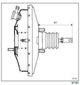 Renault Clio. Brake servo