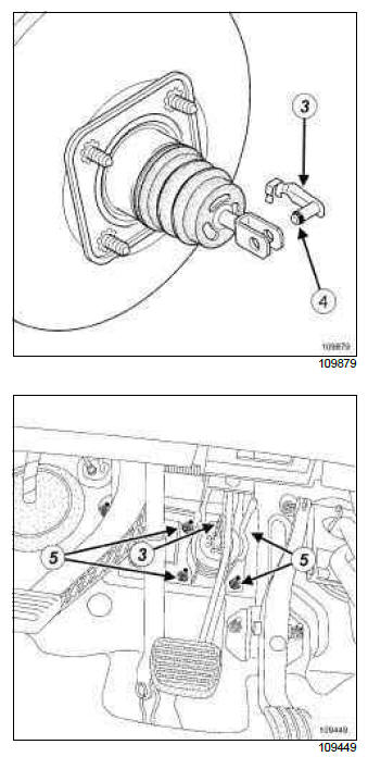 Renault Clio. Brake servo