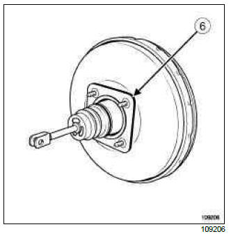 Renault Clio. Brake servo