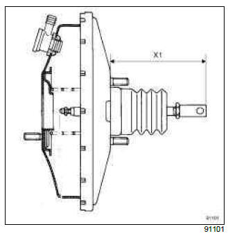 Renault Clio. Brake servo