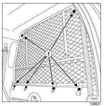 Renault Clio. Separation components: Removal - Refitting