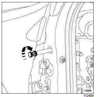 Renault Clio. Dashboard cross member: Removal - Refitting