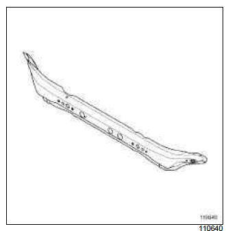 Renault Clio. Bulkhead lower cross member: General description