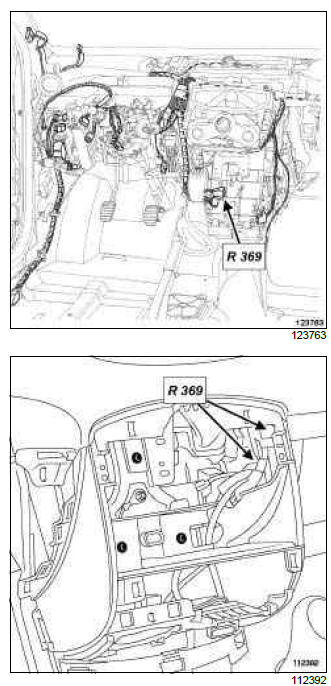 Renault Clio. Dashboard wiring