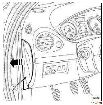 Renault Clio. Dashboard wiring