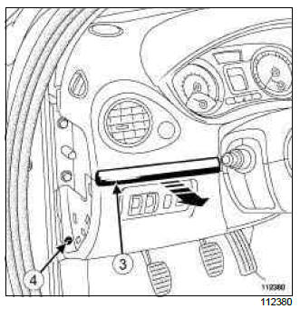 Renault Clio. Dashboard wiring