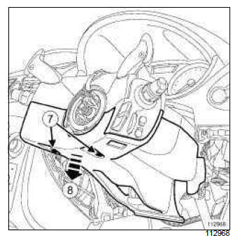 Renault Clio. Dashboard wiring