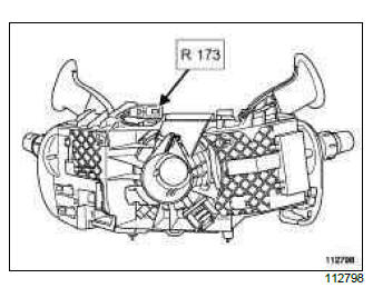 Renault Clio. Dashboard wiring