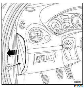 Renault Clio. Dashboard wiring