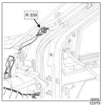 Renault Clio. Dashboard wiring