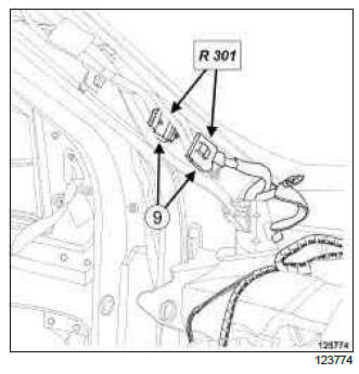 Renault Clio. Dashboard wiring