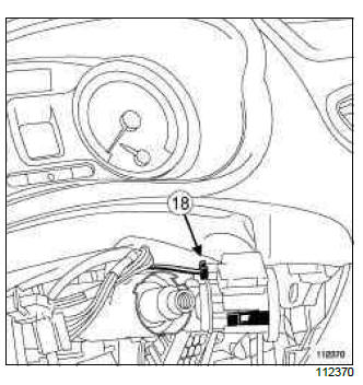 Renault Clio. Dashboard wiring