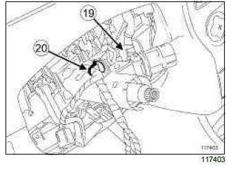 Renault Clio. Dashboard wiring