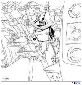 Renault Clio. Dashboard wiring