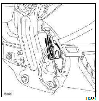 Renault Clio. Dashboard wiring