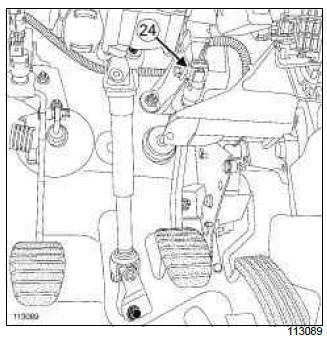 Renault Clio. Dashboard wiring