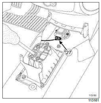 Renault Clio. Dashboard wiring