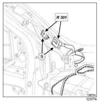 Renault Clio. Dashboard wiring